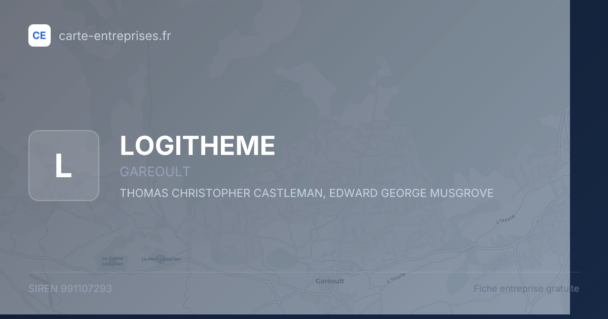 LOGITHEME — 991107293 — fiche entreprise