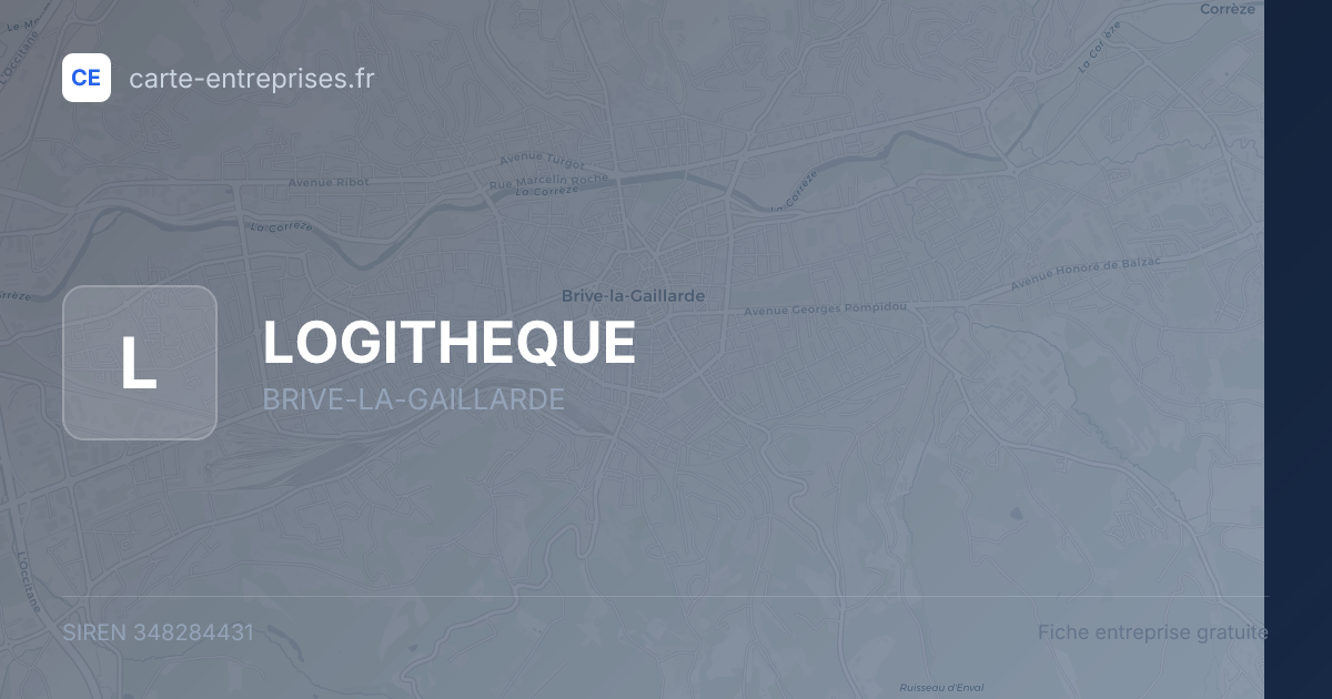LOGITHEQUE — 348284431 — fiche entreprise