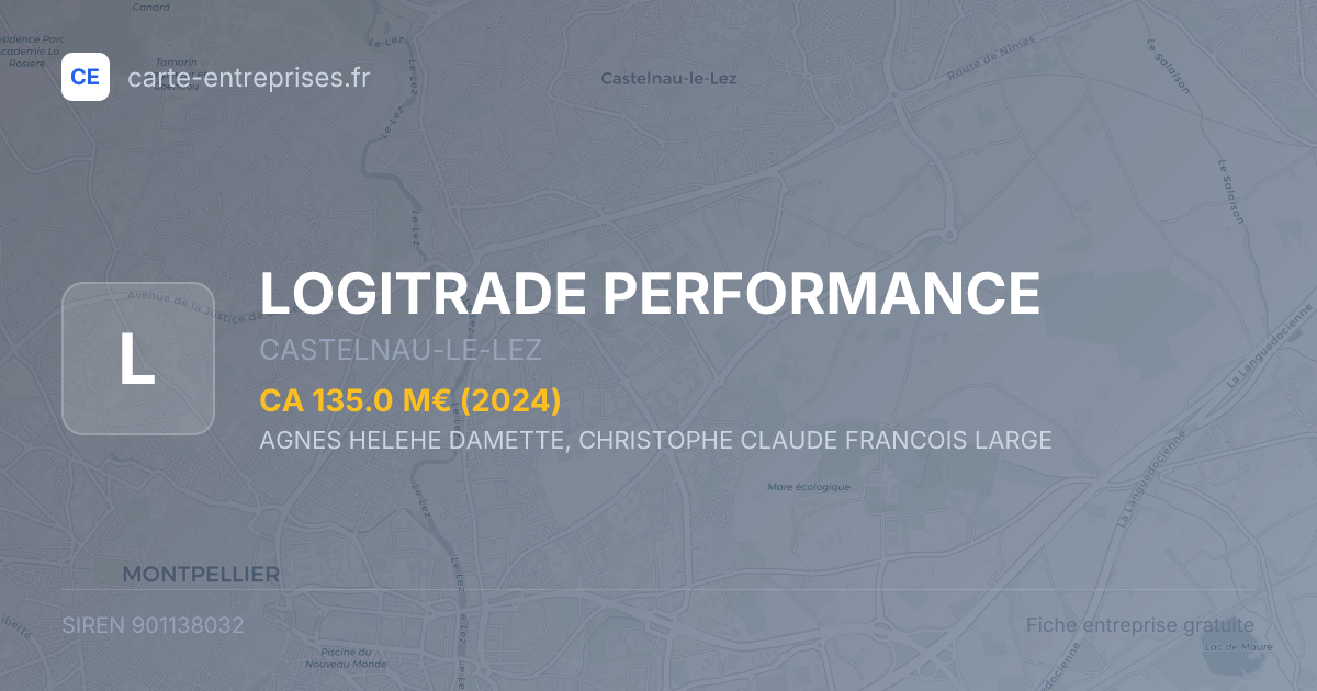 LOGITRADE PERFORMANCE — 901138032 — fiche entreprise