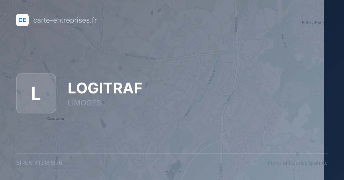 LOGITRAF — 413181876 — fiche entreprise