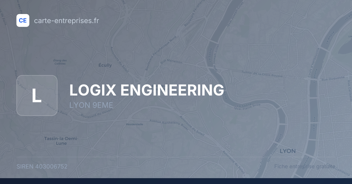 LOGIX ENGINEERING — 403006752 — fiche entreprise