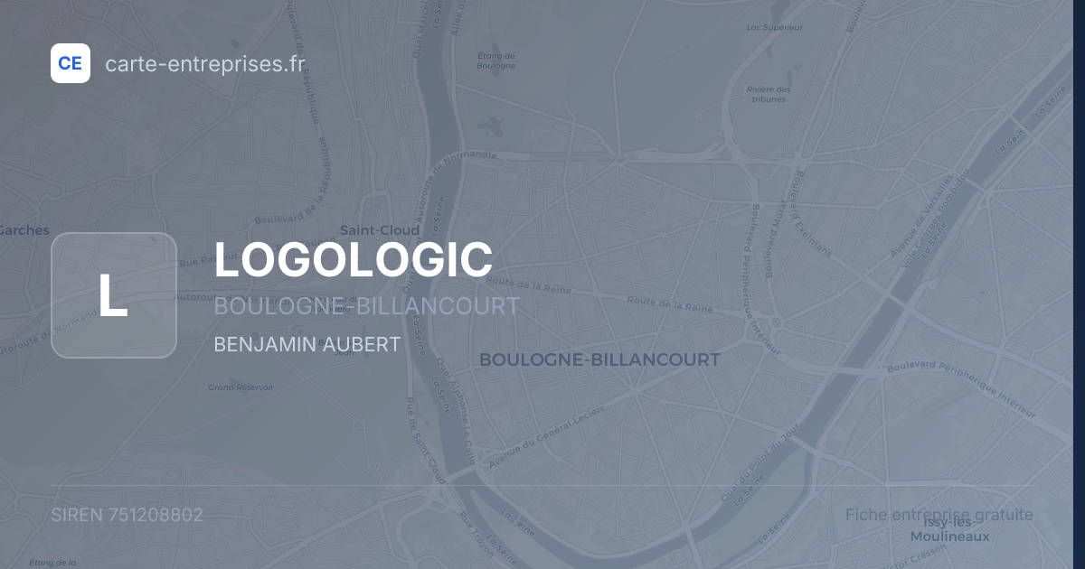 LOGOLOGIC — 751208802 — fiche entreprise
