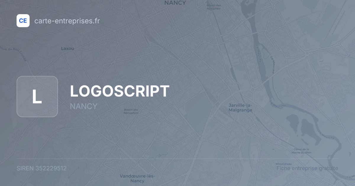 LOGOSCRIPT — 352229512 — fiche entreprise