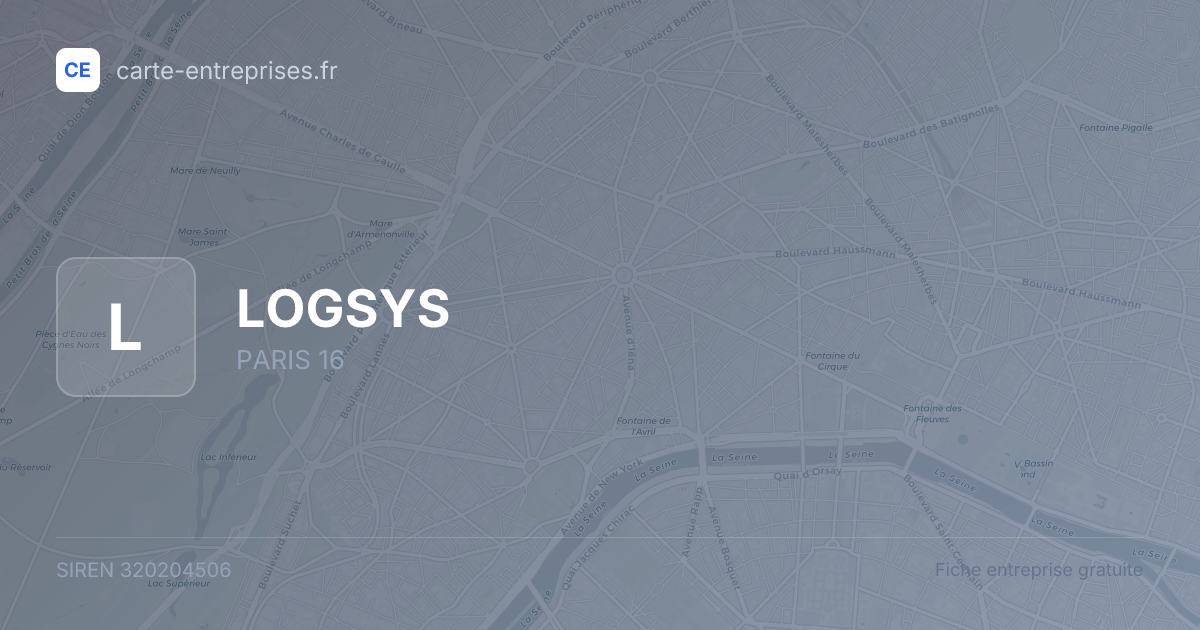 LOGSYS — 320204506 — fiche entreprise