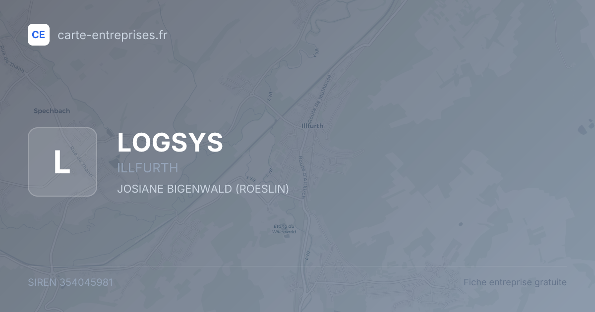 LOGSYS — 354045981 — fiche entreprise