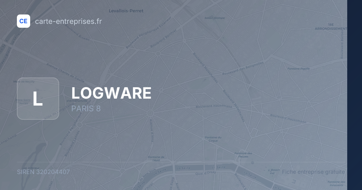 LOGWARE — 320204407 — fiche entreprise