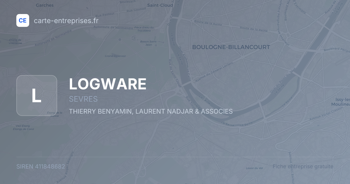 LOGWARE — 411848682 — fiche entreprise