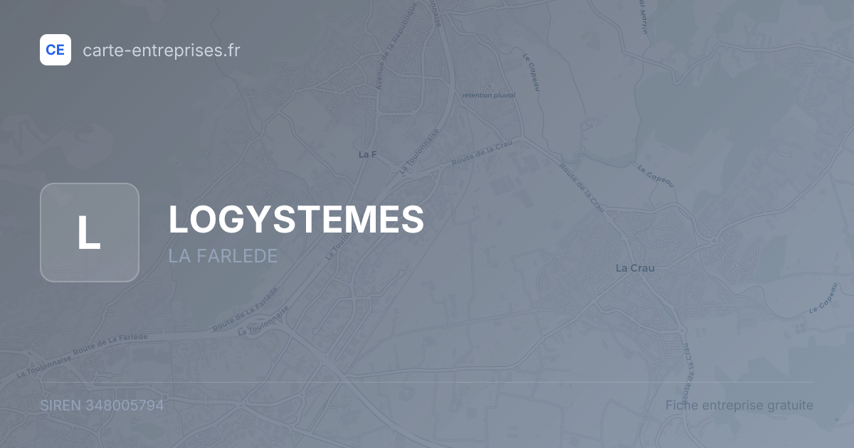 LOGYSTEMES — 348005794 — fiche entreprise