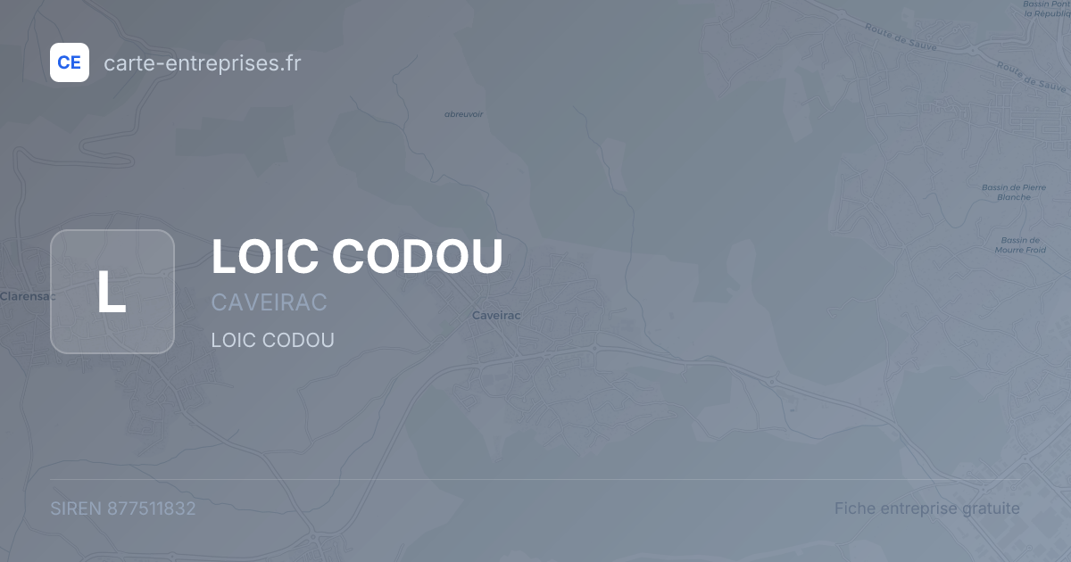 LOIC CODOU — 877511832 — fiche entreprise