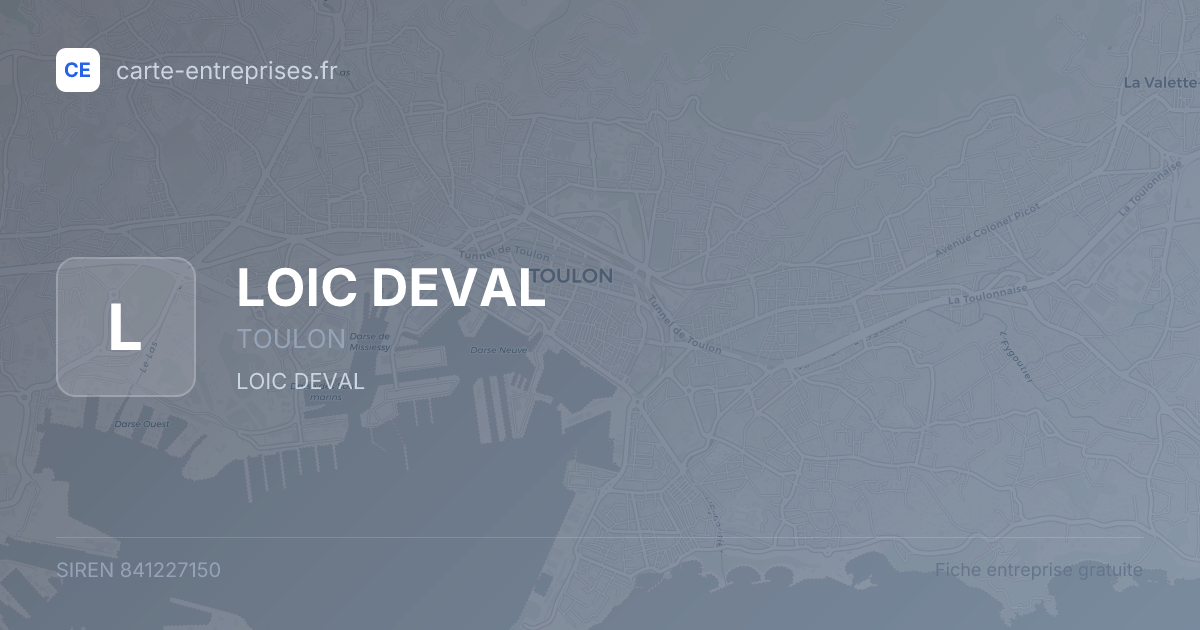 LOIC DEVAL — 841227150 — fiche entreprise