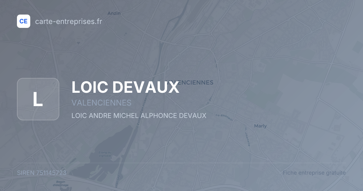 LOIC DEVAUX — 751145723 — fiche entreprise