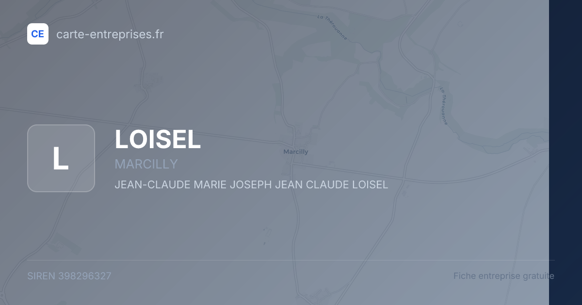 LOISEL — 398296327 — fiche entreprise