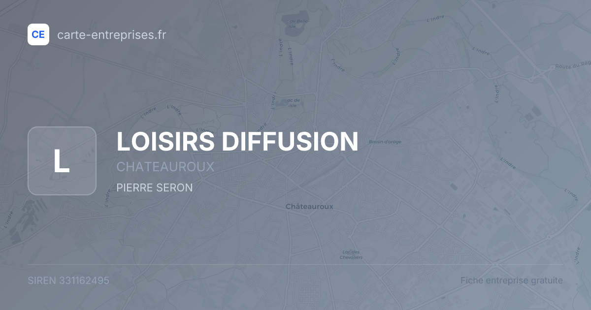 LOISIRS DIFFUSION — 331162495 — fiche entreprise