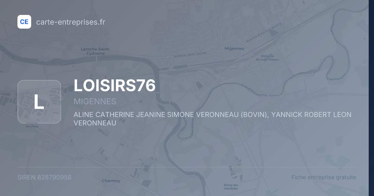 LOISIRS76 — 828790956 — fiche entreprise