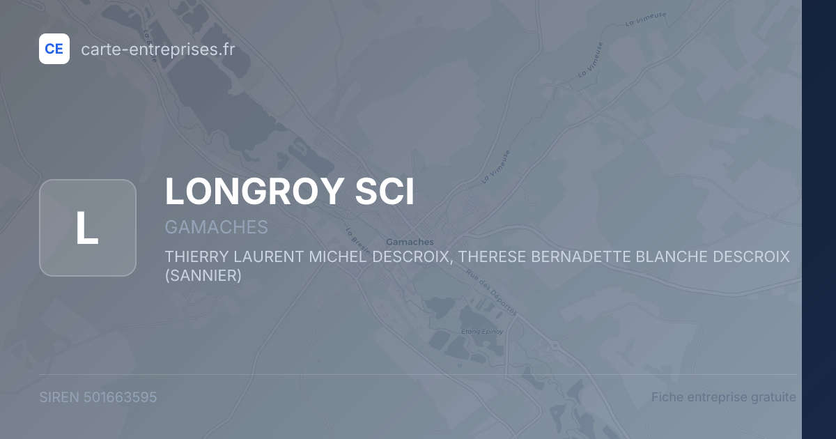LONGROY SCI — 501663595 — fiche entreprise