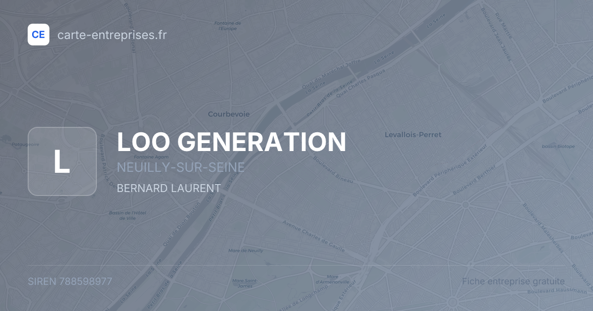 LOO GENERATION — 788598977 — fiche entreprise