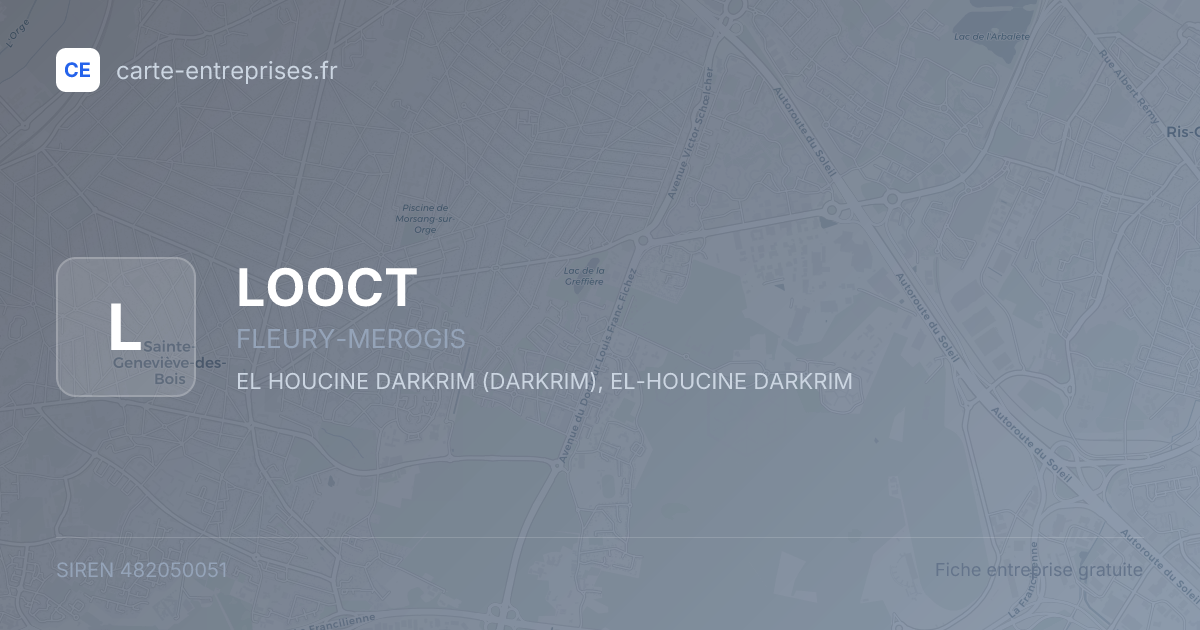 LOOCT — 482050051 — fiche entreprise