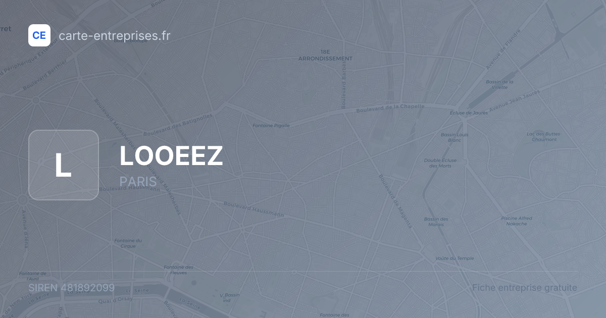 LOOEEZ — 481892099 — fiche entreprise