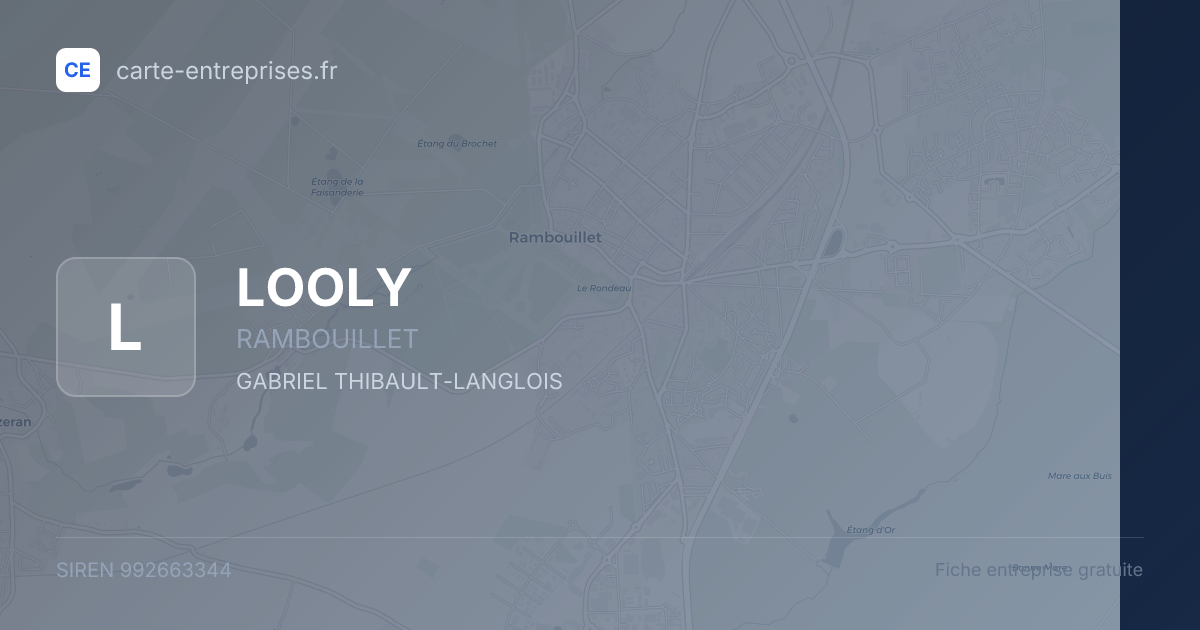 LOOLY — 992663344 — fiche entreprise