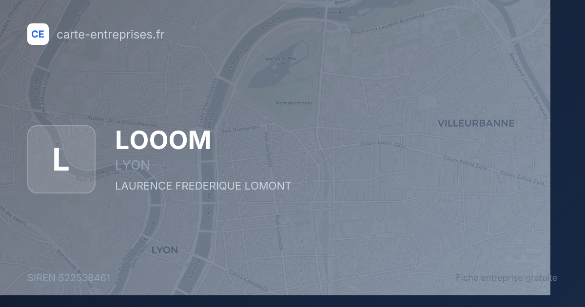 LOOOM — 522538461 — fiche entreprise