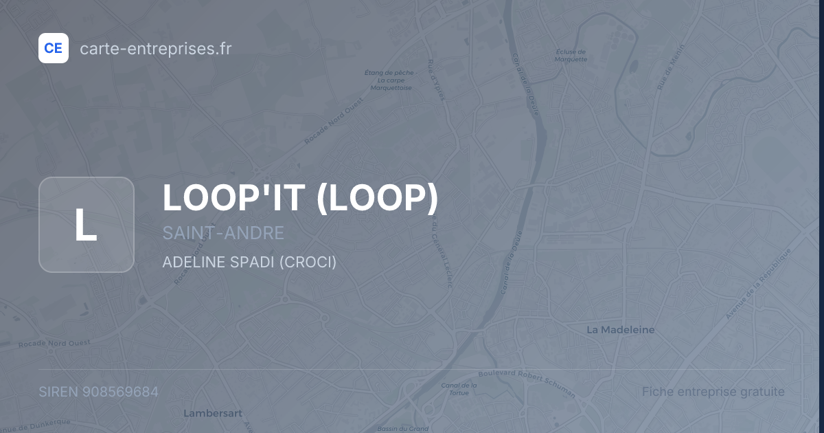 LOOP'IT (LOOP) — 908569684 — fiche entreprise