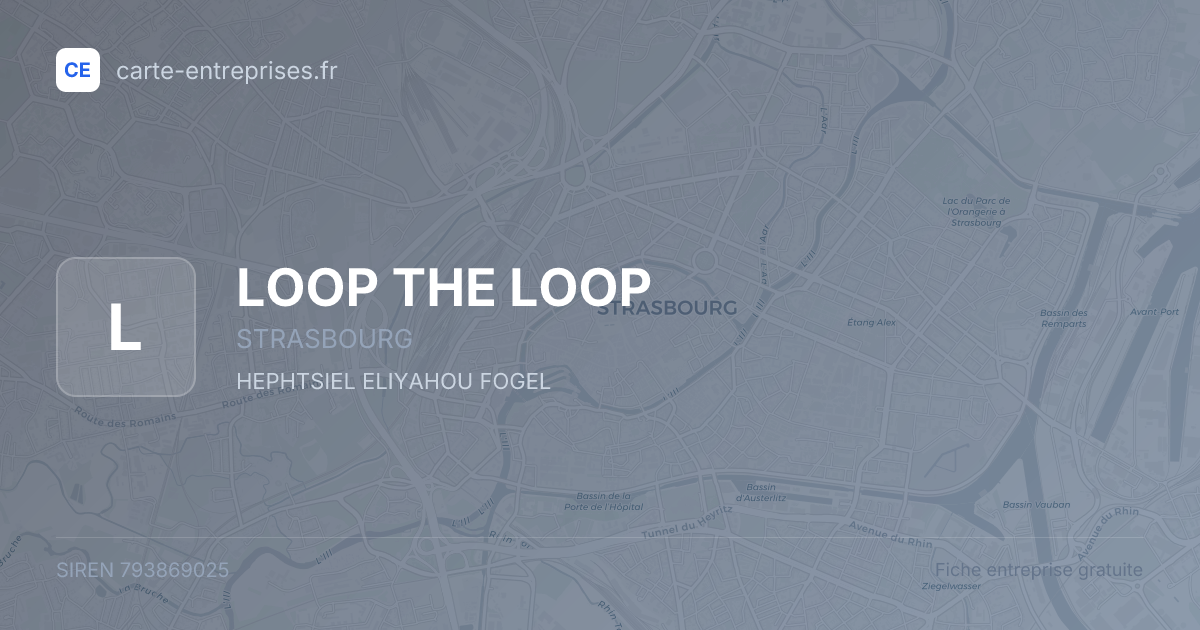 LOOP THE LOOP — 793869025 — fiche entreprise