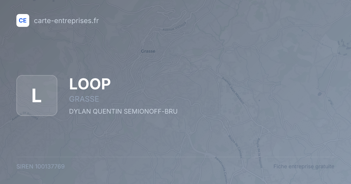LOOP — 100137769 — fiche entreprise
