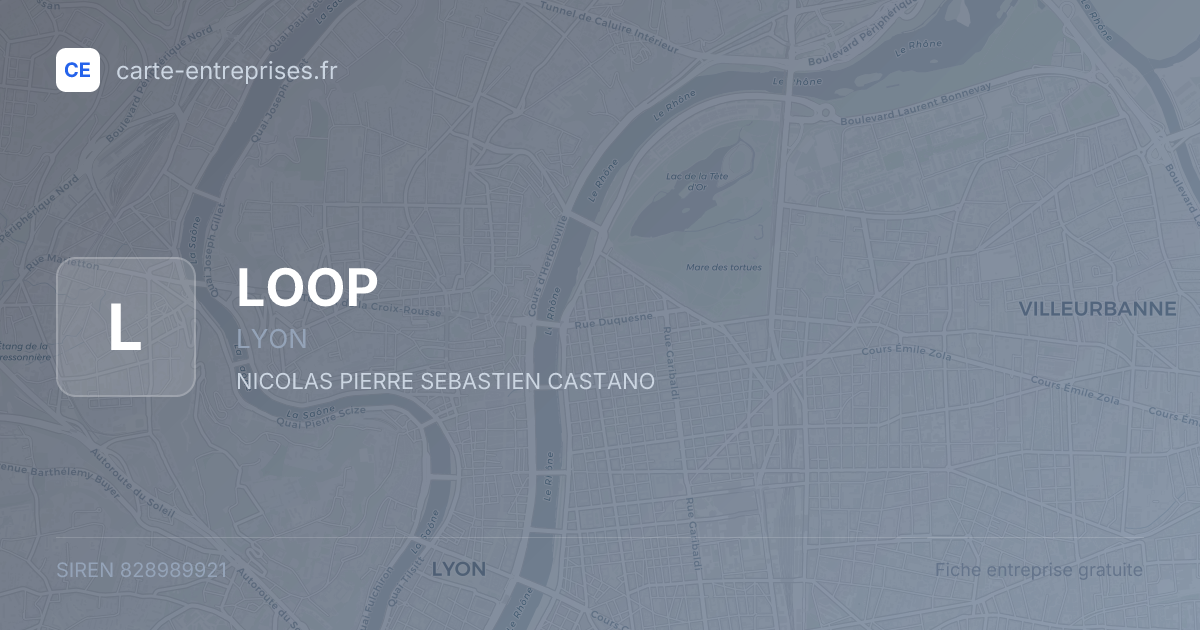 LOOP — 828989921 — fiche entreprise