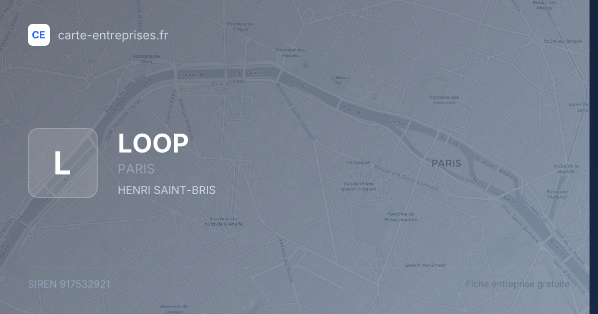 LOOP — 917532921 — fiche entreprise