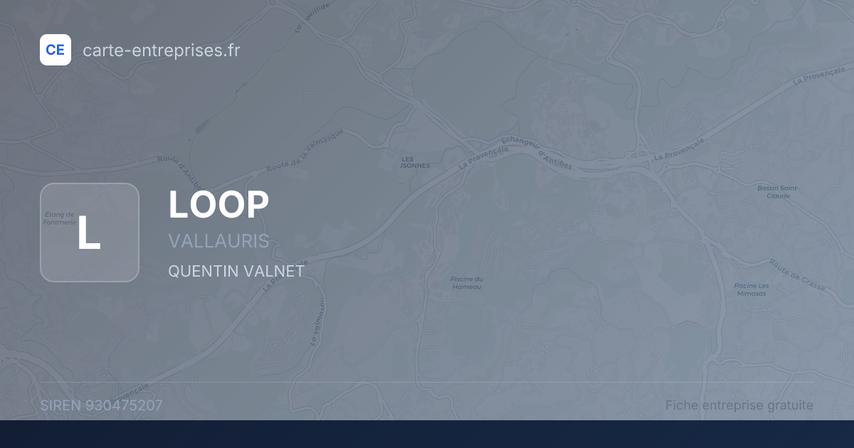 LOOP — 930475207 — fiche entreprise