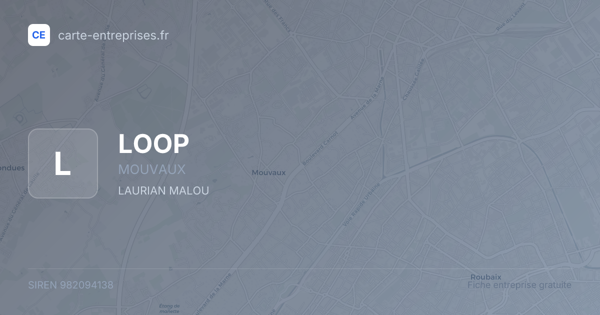 LOOP — 982094138 — fiche entreprise