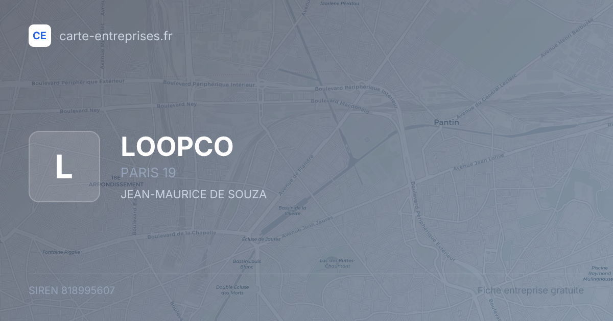 LOOPCO — 818995607 — fiche entreprise