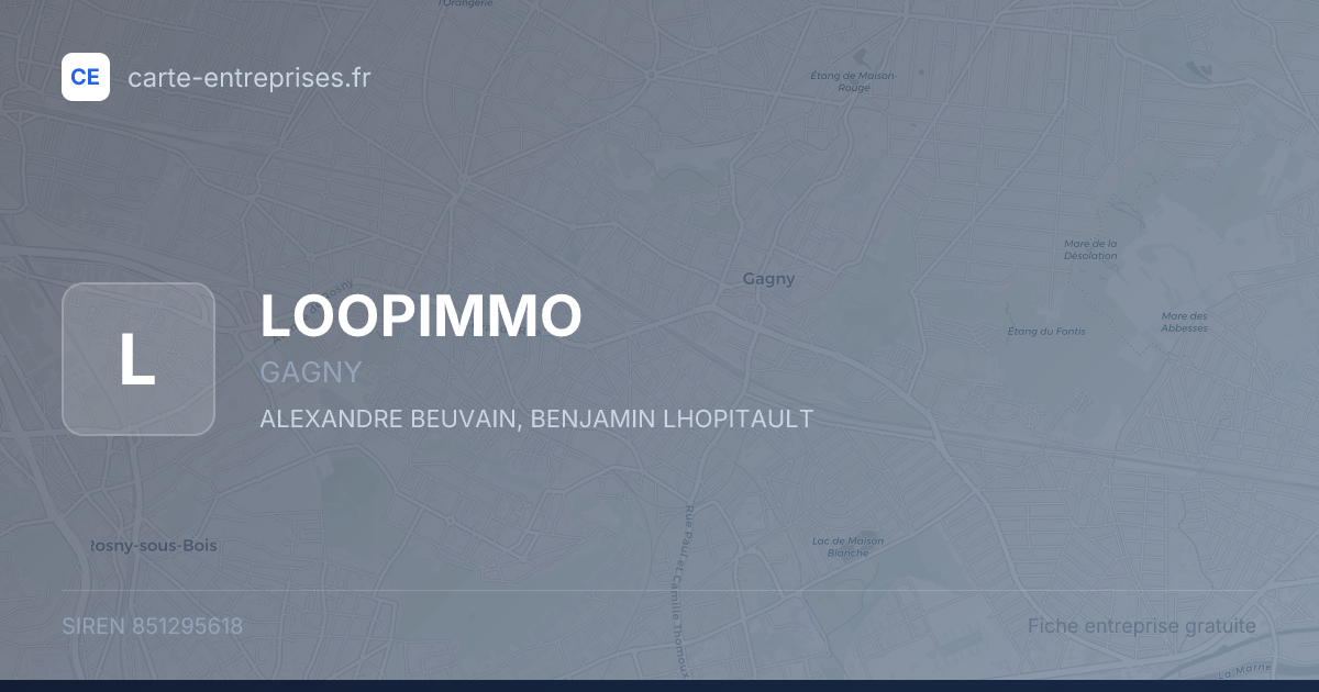 LOOPIMMO — 851295618 — fiche entreprise