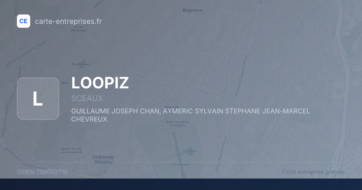 LOOPIZ — 798052718 — fiche entreprise