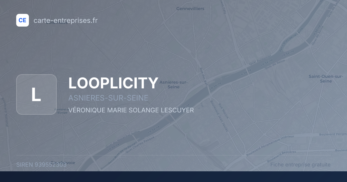 LOOPLICITY — 939552303 — fiche entreprise