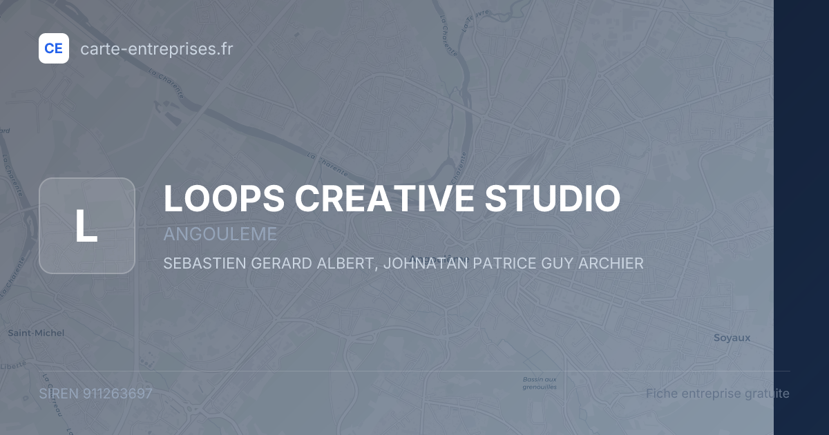LOOPS CREATIVE STUDIO — 911263697 — fiche entreprise