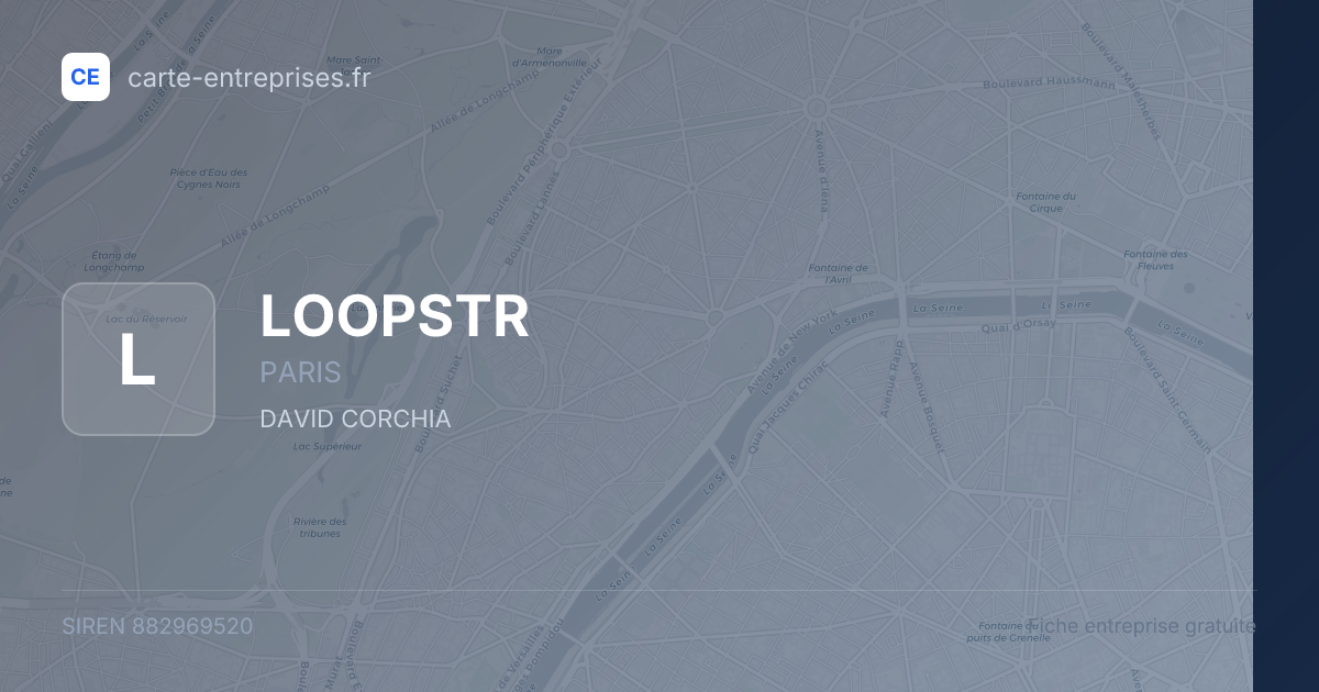 LOOPSTR — 882969520 — fiche entreprise