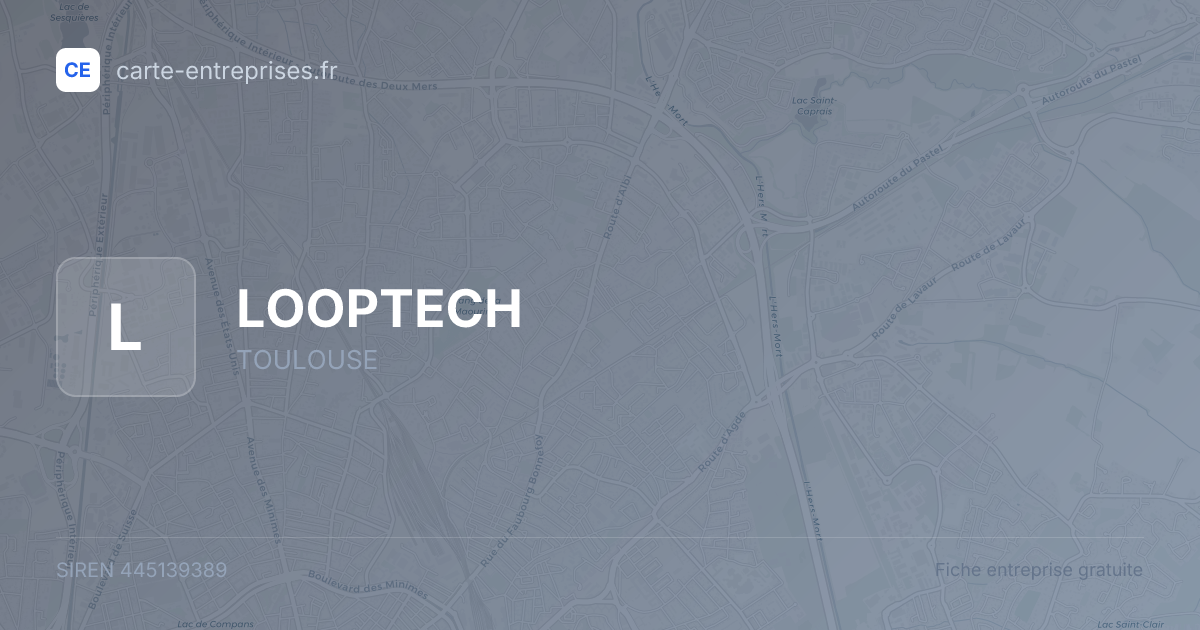LOOPTECH — 445139389 — fiche entreprise