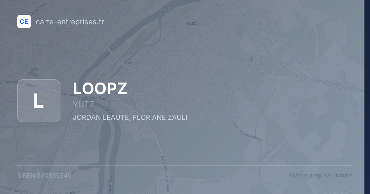 LOOPZ — 930866546 — fiche entreprise