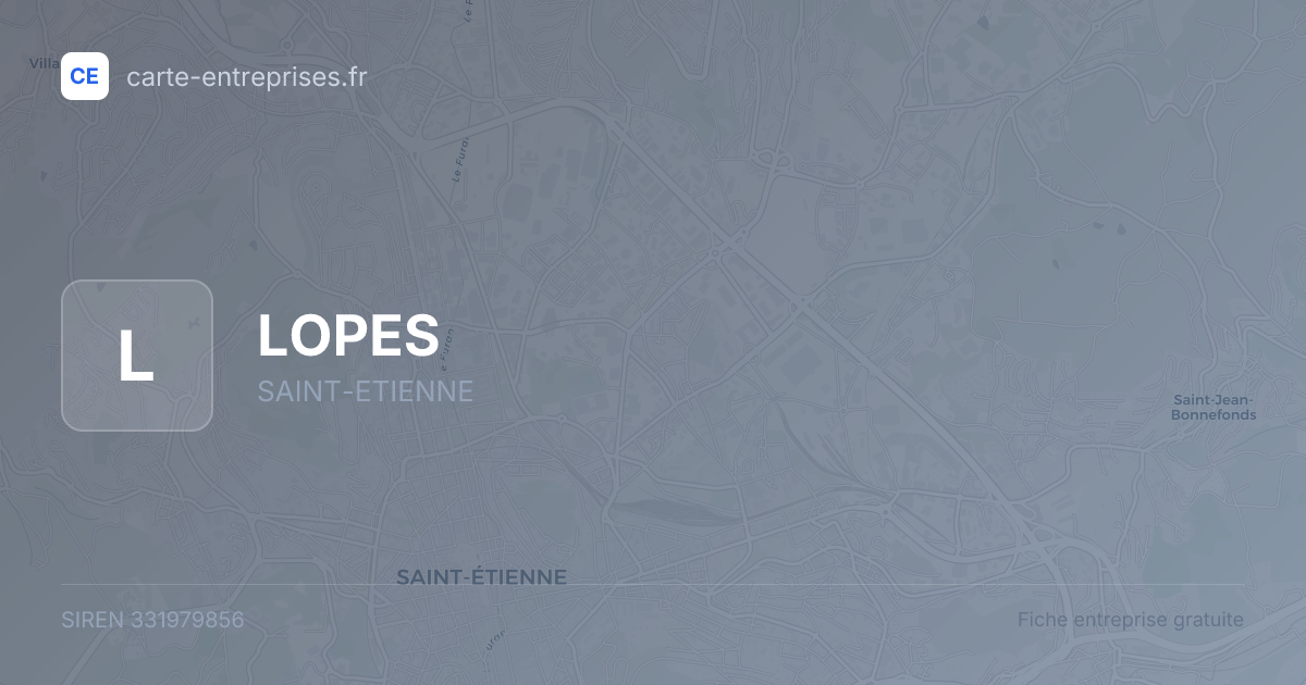 LOPES — 331979856 — fiche entreprise