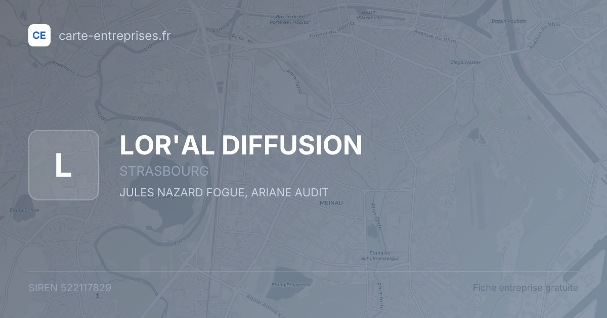 LOR'AL DIFFUSION — 522117829 — fiche entreprise
