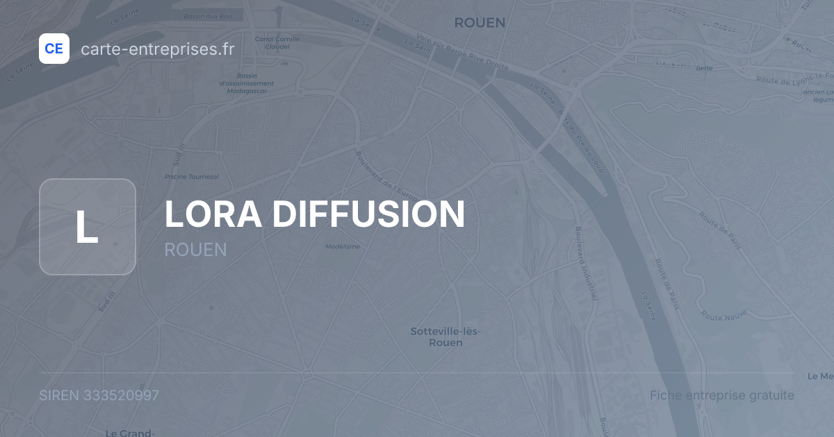 LORA DIFFUSION — 333520997 — fiche entreprise