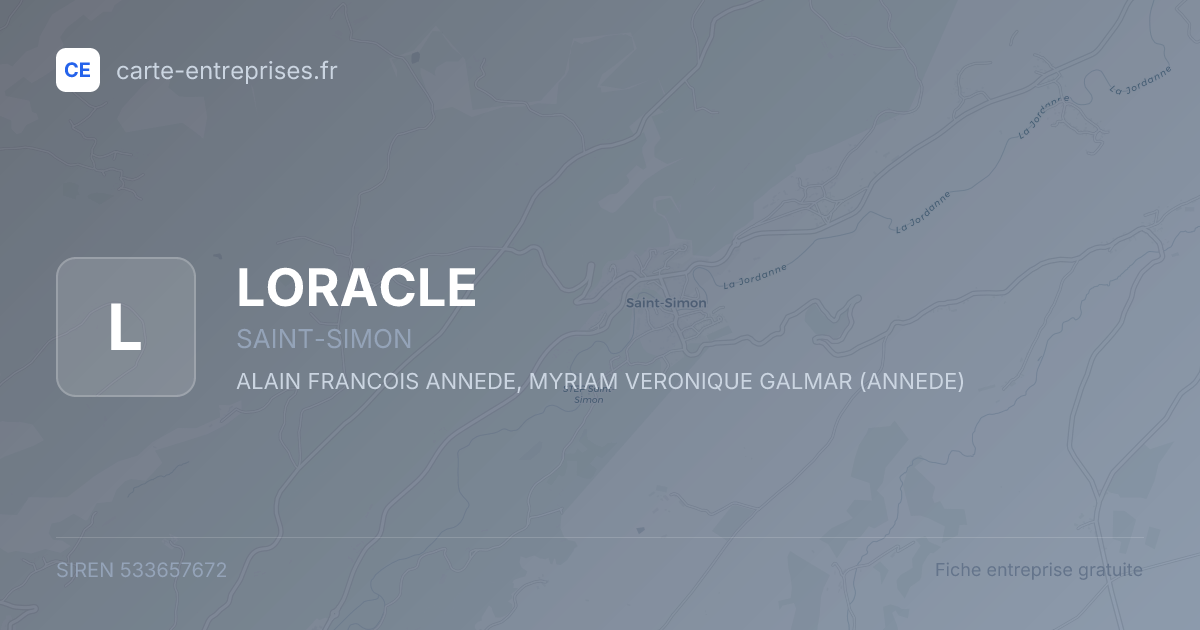 LORACLE — 533657672 — fiche entreprise