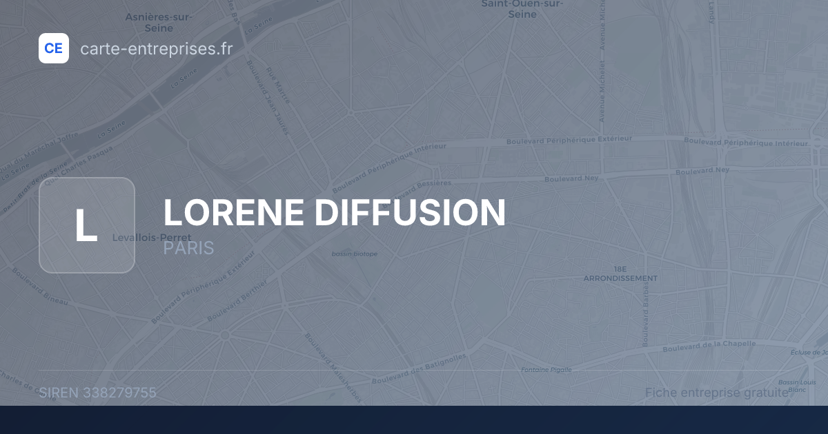 LORENE DIFFUSION — 338279755 — fiche entreprise