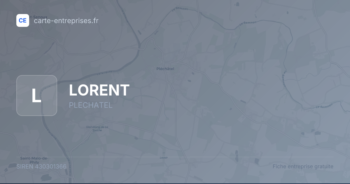 LORENT — 430301366 — fiche entreprise