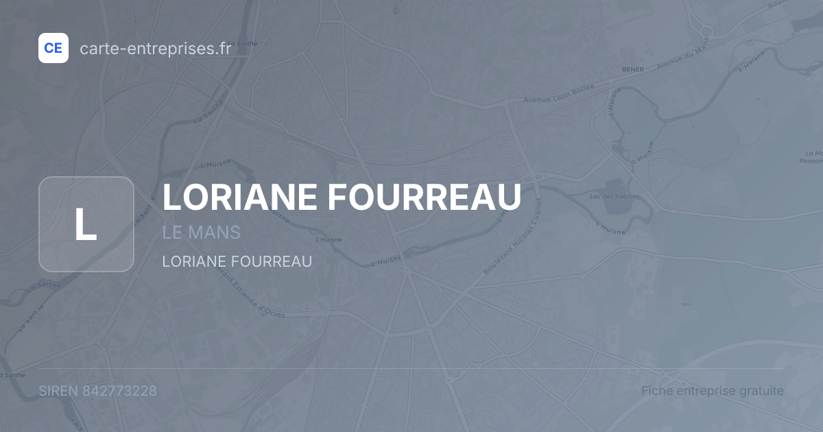 LORIANE FOURREAU — 842773228 — fiche entreprise
