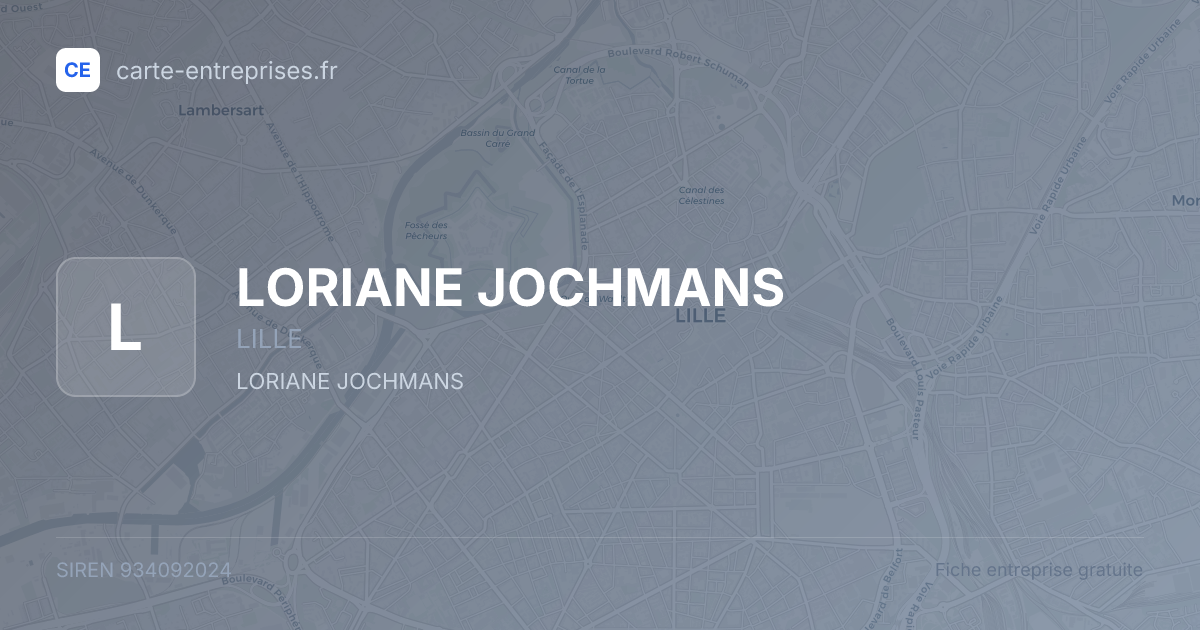 LORIANE JOCHMANS — 934092024 — fiche entreprise