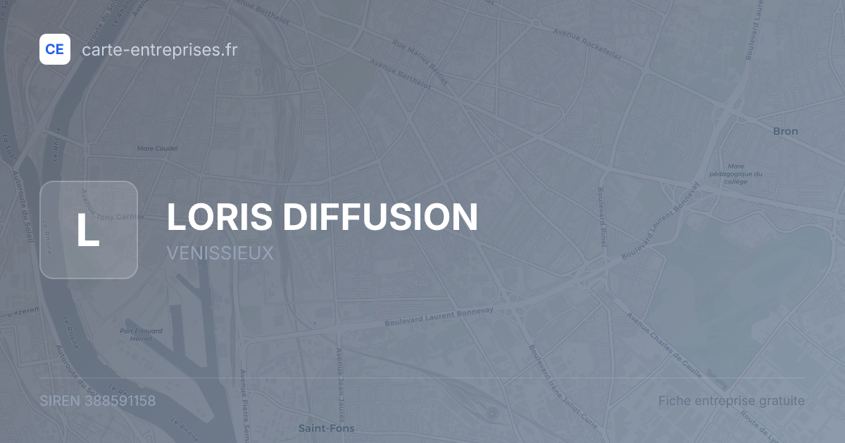 LORIS DIFFUSION — 388591158 — fiche entreprise