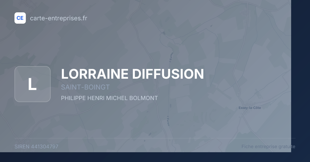LORRAINE DIFFUSION — 441304797 — fiche entreprise