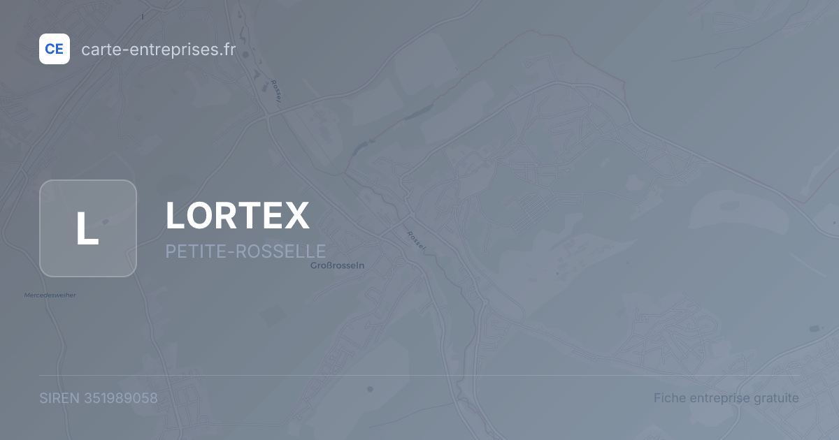 LORTEX — 351989058 — fiche entreprise